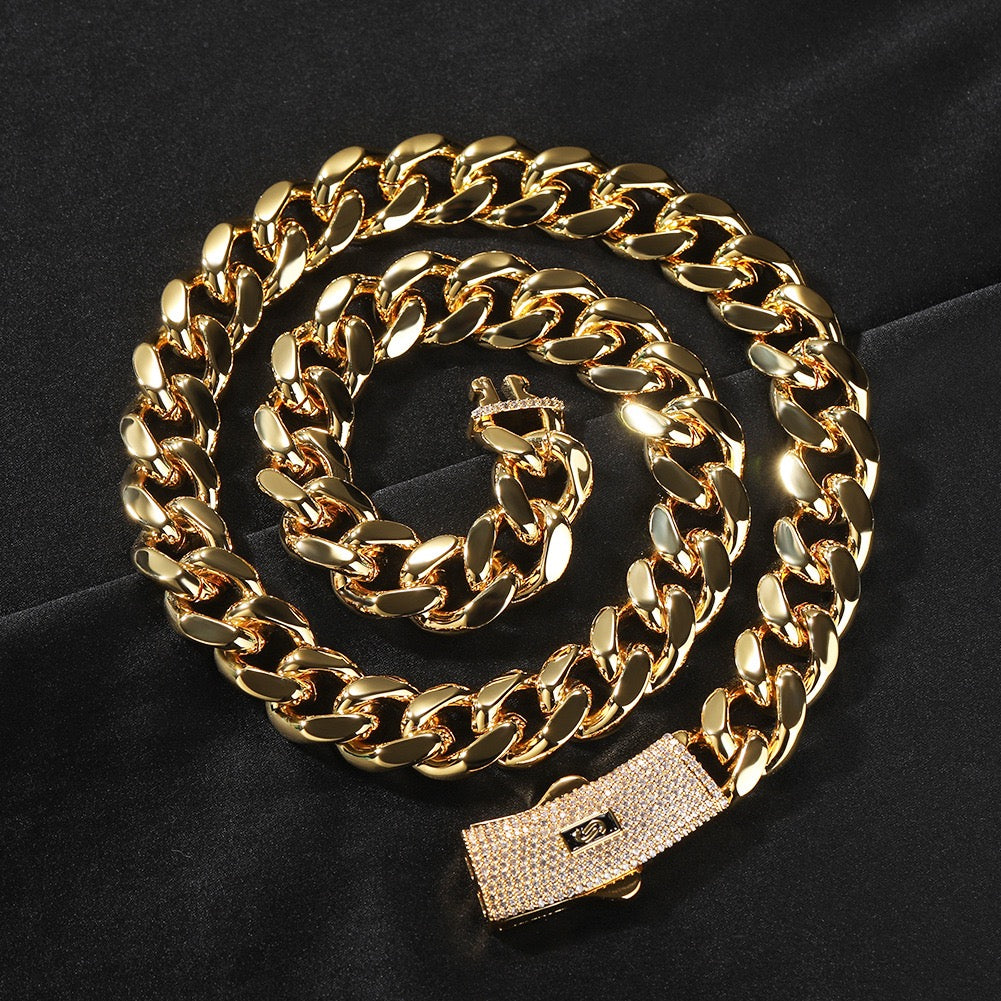 Luxury Cuban stainless steel  chain