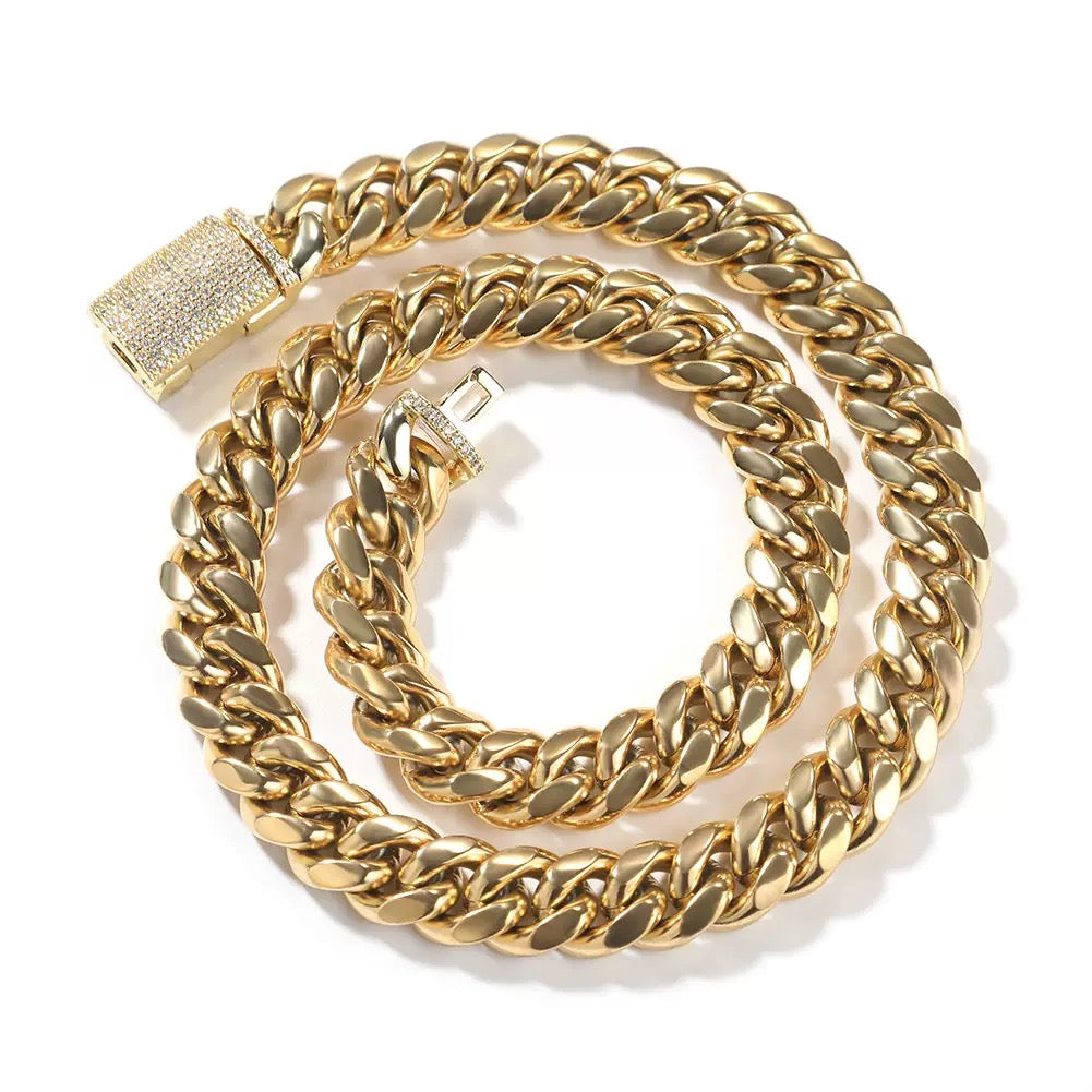 Premium Stainless Steel Cuban Chain