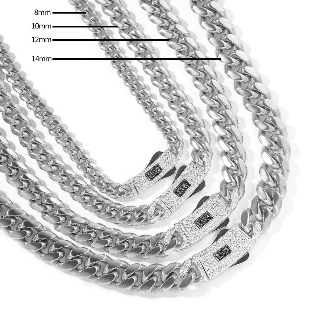 Luxury Cuban stainless steel  chain
