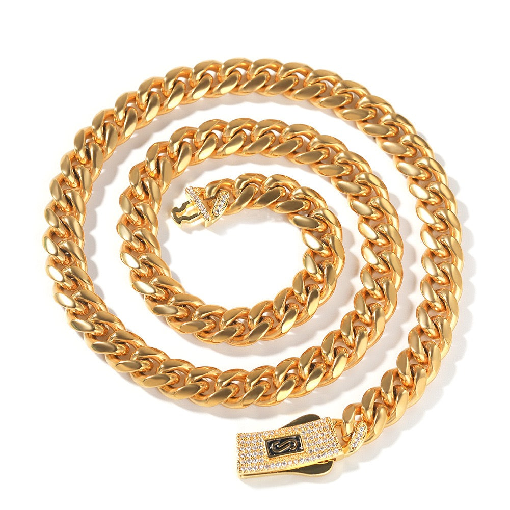 Luxury Cuban stainless steel  chain